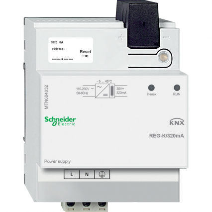 ZASILACZ 320 MA REG-K J.ASNO-SZARY KNX . - SCHNEIDER ELECTRIC - MTN684032