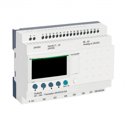 STEROWNIK ZELIO LE 16WE_D/10WY_T 24VDC RTC/LCD. - SCHNEIDER ELECTRIC - SR3B262BD