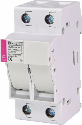 PODSTAWA BEZPIECZNIKOWA DC EFH 10 DC 2P - ETI - 002540203