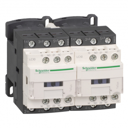 STYCZNIK NAWROTNY TESYS D AC3 18A 3P 1NO 1NC 24VDC ZACISKI SKRZYNKOWE  - SCHNEIDER ELECTRIC - LC2D18BD