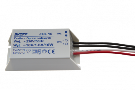 ZASILACZ LED IP68 16W 230V/10V DC ZOL16 - SKOFF - ZL-016-C-1-1-ML-PL-01