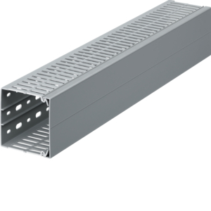 KANAŁ GRZEBIENIOWY 80x80 szary wys=80mm szer=80mm pcv (szt=2mb /opak=12m) - HAGER - BA7A80080