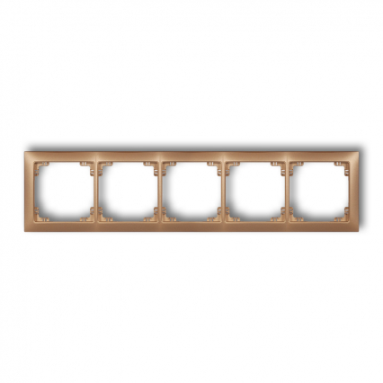 Rama uniwersalna pieciokrotna z tworzywa DECO Soft - KARLIK - 8DRSO-5