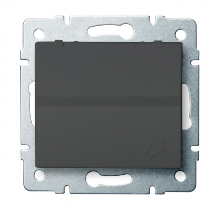 Gniazdo z uziemieniem, IP-44, Schuko LOGI 02-1230-141 gr   - KANLUX - 25264