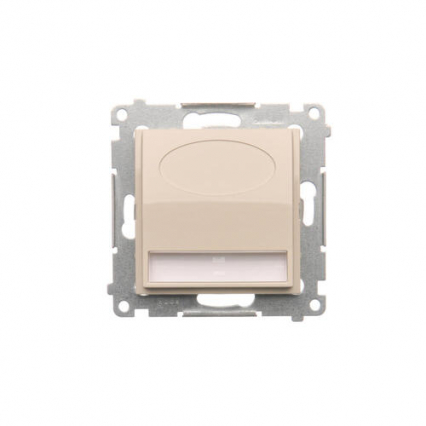 Oprawa oświetleniowa LED, 14 V DC, 0.42 W, białe ciepłe 3100 K; kremowy !Wymagany zasilacz 14V - KONTAKT SIMON - DOS14.01/41