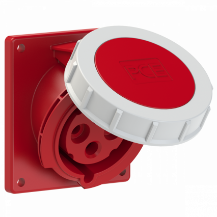 GNIAZDO TABLICOWE SKOŚNE POWER TWIST  32A 400V 3P+Z TWIST 80x97mm  - PCE - 4242-6