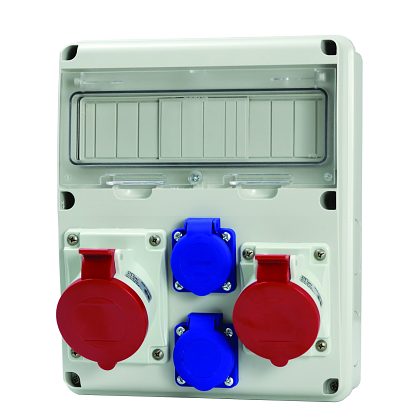 ROZDZIELNIA 32A,16A,2x230V ENERBOX. - SCAME - 633.3122