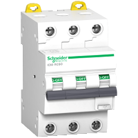 WYŁĄCZNIK KOMBINOWANY 6KA, 30MA, TYP A, 3-BIEGUNOWY IC60RCBO-3-C10-30-A - SCHNEIDER ELECTRIC - A9D67310