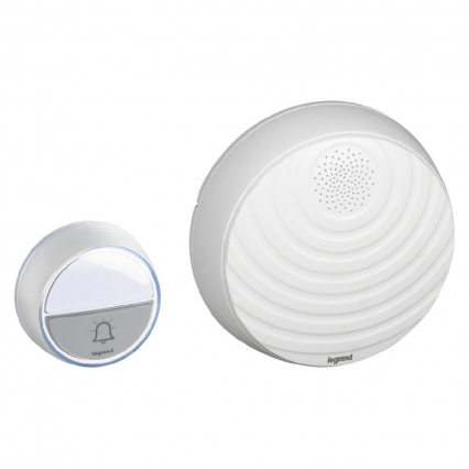 DZWONEK BEZPRZEWODOWY COMFORT - BIAŁY - ZESTAW - LEGRAND - 094252