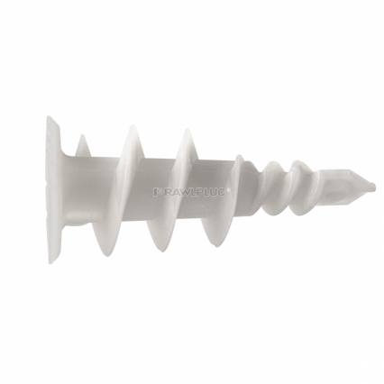 KOŁEK WKRĘCANY DRIVA-01 PLASTIK NIDA-GIPS /100SZT/ - RAWLPLUG - DRA-01