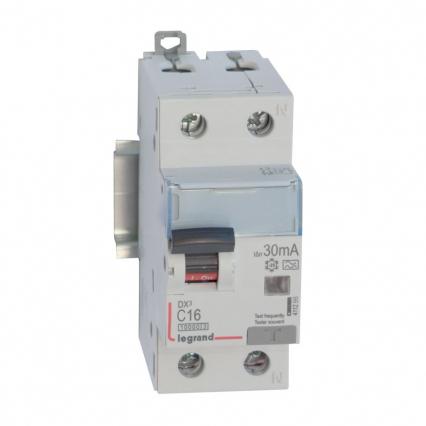 WYŁĄCZNIK RÓŹNICOWY P312 DX3 C16 30MA A 10KA - LEGRAND - 411296