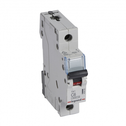WYŁĄCZNIK NADPRĄDOWY C 6A 1 BIEGUN S301 - LEGRAND - 403430