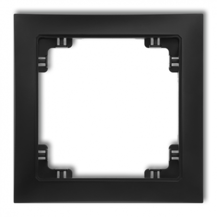 Ramka uniwersalna pojedyncza z tworzywa DECO Soft - KARLIK - 12DRSO-1