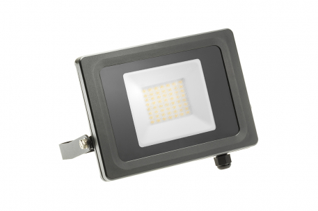 NAŚWIETLACZ LED IP65 30W 2700lm 4000K CW 2700LM SZARY VIPER - GTV - LD-VIPERS30W-40