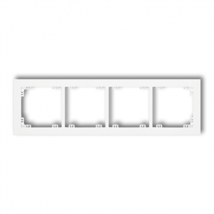 DECO Ramka poczwórna Deco SOFT - KARLIK - 25DR-4