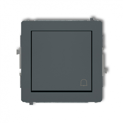 DECO Mechanizm łącznika zwierny dzwonek grafit mat - KARLIK - 28DWP-4