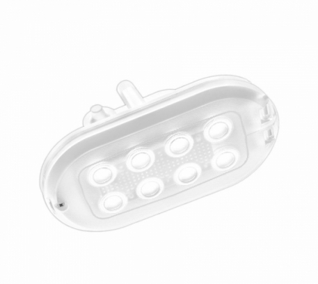 PLAFONIERA TECHNICZNA LED 3.4W 370LM 4000K IP44 KANAŁOWA OVAL - LENA LIGHTING - 233548