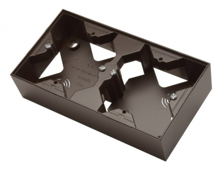 PUSZKA NATYNKOWA PODWÓJNA CZEKOLADOWY METALIK SONATA - OSPEL - PNP-2R/40