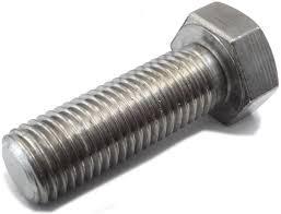 ŚRUBA Z ŁBEM SZEŚCIOKĄTNYM M12X80 DIN 933 A2 - CORAB - M885