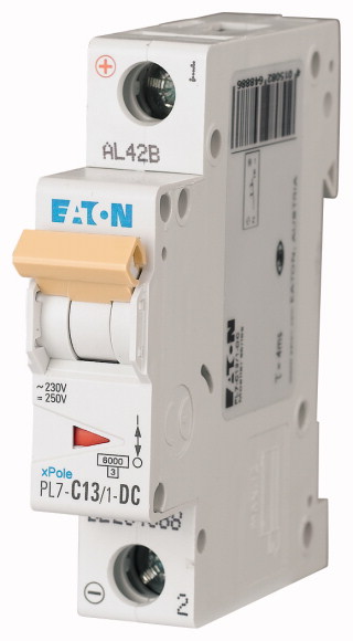 PL7-C13/1-DC WYŁĄCZNIK NADPRĄDOWY 10KA DC - EATON - 264888