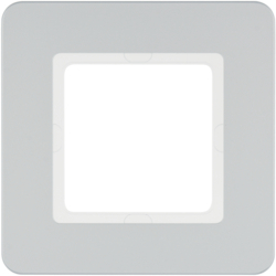 RAMKA POJEDYNCZA ALUMINIUM AKSAMIT LAKIEROWANY Q.7 - HAGER - 10116184