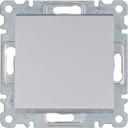 ŁĄCZNIK UNIWERSALNY SCHODOWY 10AX 250V IP20 SREBRNY LUMINA INTENSE - HAGER - WL0022