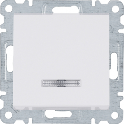 lumina Łącznik kontrolny 1-biegunowy, biały 16A/250VAC - HAGER - WL0610