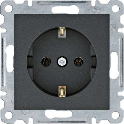 lumina Gniazdo SCHUKO, czarny - HAGER - WL1053