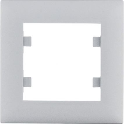 RAMKA POJEDYNCZA SREBRNY LUMINA INTENSE - HAGER - WL5512