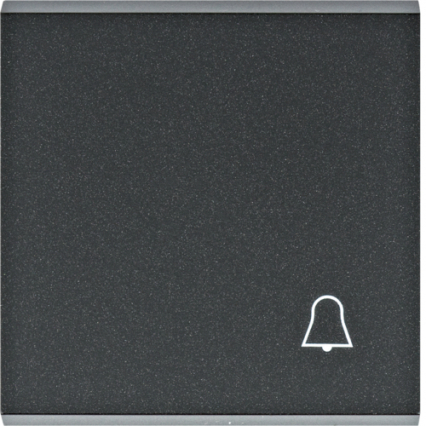 lumina Klawisz z symbolem „Dzwonek", czarny - HAGER - WL6013