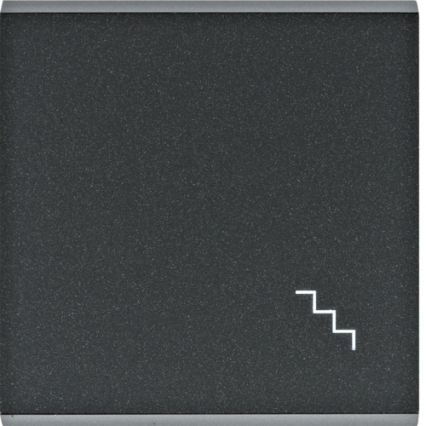 lumina Klawisz z symbolem „Schody", czarny - HAGER - WL6033