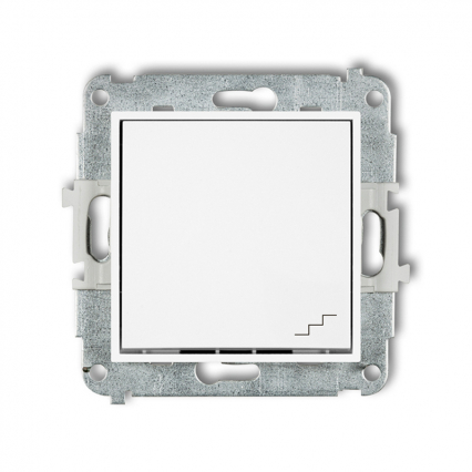 ŁĄCZNIK SCHODOWY POJEDYŃCZY BIAŁY MINI - KARLIK - MWP-3