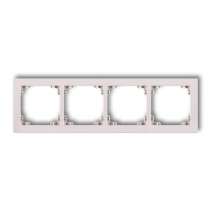 DECO PASTEL RAMKA 4-KROTNA MATT - KARLIK - 40DR-4
