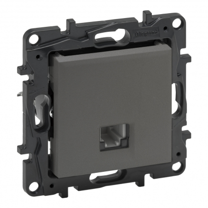 GNIAZDO TELEFONICZNE RJ11 STALOWY NILOE STEP - LEGRAND - 863455