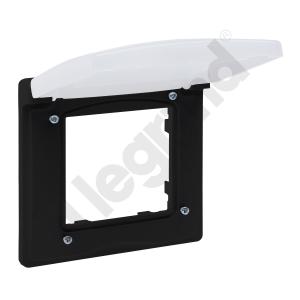 RAMKA POJEDYNCZA IP44 CZARNY NILOE STEP - LEGRAND - 863596