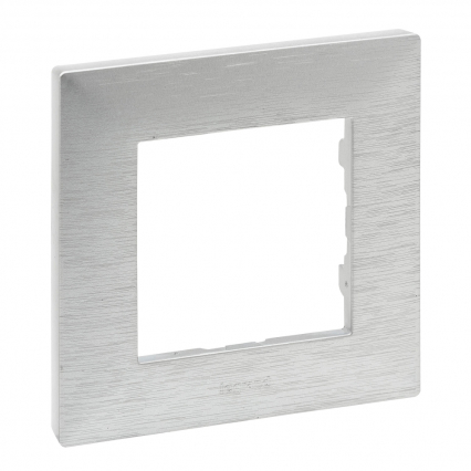 RAMKA POJEDYNCZA SZCZOTKOWANE ALUMINIUM NILOE STEP - LEGRAND - 863891