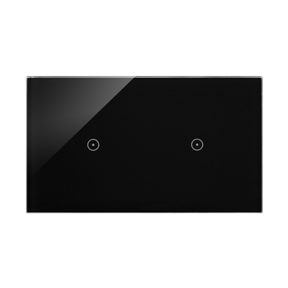 Panel dotykowy S54 Touch, 2 moduły, 1 pole dotykowe + 1 pole dotykowe, zastygła lawa - KONTAKT SIMON - DSTR211/73