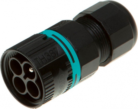 WTYCZKA ZŁĄCZKI 3 TOROWA CONNECTOR IP68 NA PRZEWÓD 7-18MM - LUMIQON SPÓŁKA Z OGRANICZONĄ ODPOWIEDZIALNOŚCIĄ - THB.387.A3A