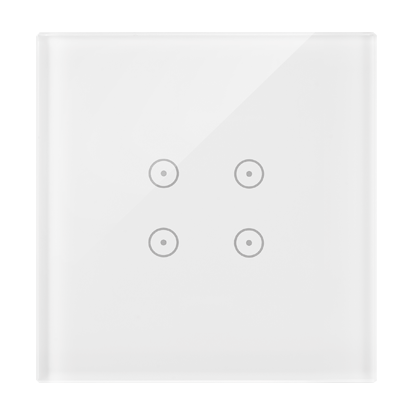 Panel dotykowy S54 Touch, 1 moduł, 4 pola dotykowe, biała perła - KONTAKT SIMON - DSTR14/70