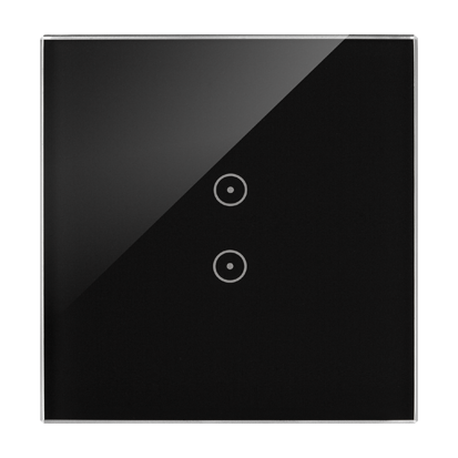 Panel dotykowy S54 Touch, 1 moduł, 2 pola dotykowe pionowe zastygła lawa - KONTAKT SIMON - DSTR13/73