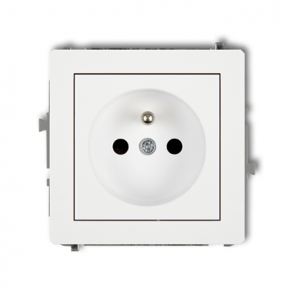 DECO BIAŁE GNIAZDO POJ.+0 DGP-1ZP - KARLIK - DGP-1zp