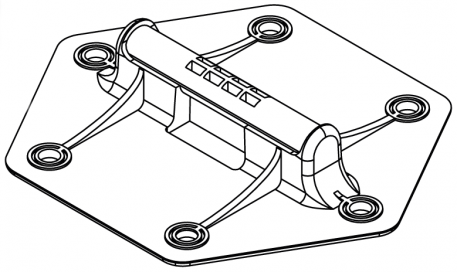 STOPA DO SYSTEMÓW PB074-PB076 - CORAB - M961