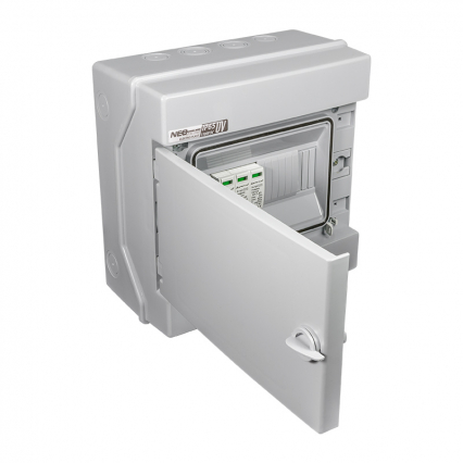 ROZDZIELNIA FOTOWOLTAICZNA RH-8/UV PVx1 IP65 OCHRONNIK BY7-40 B+C PRZYŁĄCZA MC4 - ELEKTROPLAST OPATÓWEK - 36.608