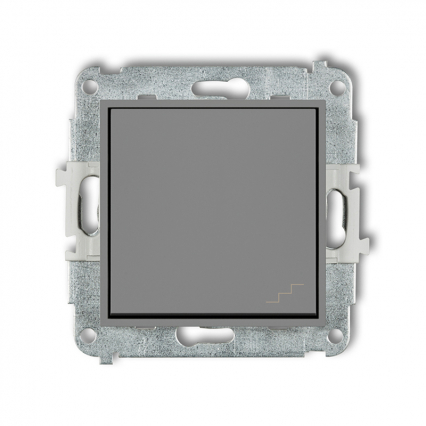 Mechanizm łącznika schodowego szary mat - KARLIK - 27MWP-3