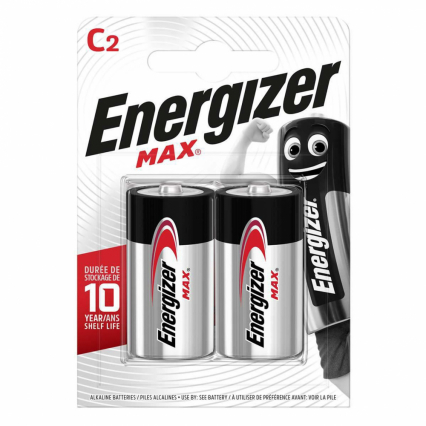 BATERIA ALKALICZNA LR14 MAX C /2SZT/ - ENERGIZER - 7638900426809