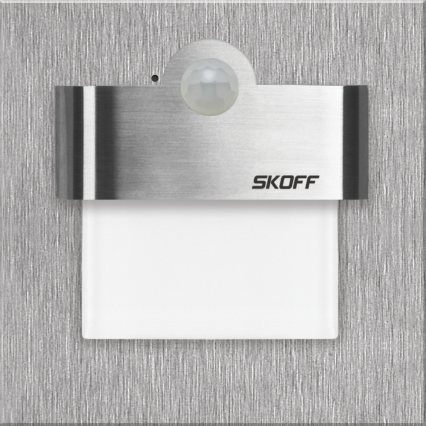 OPRAWKA ŚCIENNA SCHODOWA LED IP20 1.0W 10V DC 4000K TANGO LED PIR 120 - SKOFF - MJ-TAN-K-N-1-ML-ML-01