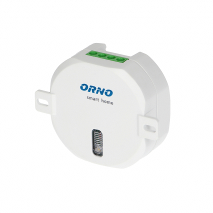 Przekaźnik podtynkowy (dopuszkowy) ORNO Smart Home sterowany bezprzewodowo, z odbiornikiem radiowym, obciążenie 1000W - ORNO - OR-SH-1734