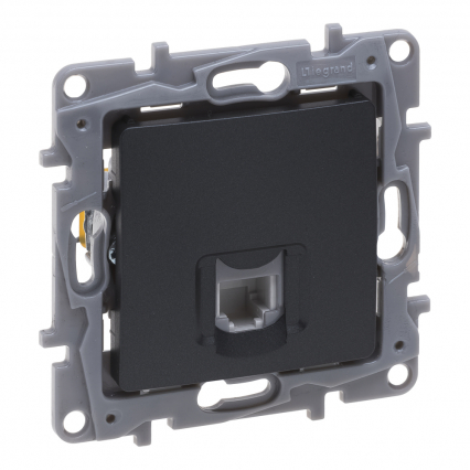 NILOE SELECTION - GNIAZDO RJ 11 ANTRACYT - LEGRAND - 762269