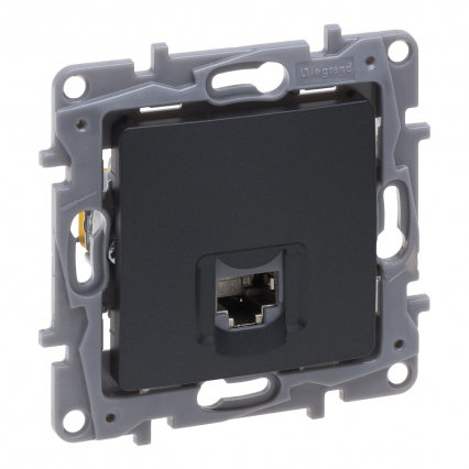NILOE SELECTION - GNIADZO RJ 45 KAT. 6 STP  ANTRACYT - LEGRAND - 762275