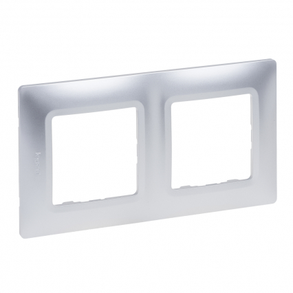 NILOE SELECTION - RAMKA PODWÓJNA ALUMINIUM - LEGRAND - 762012
